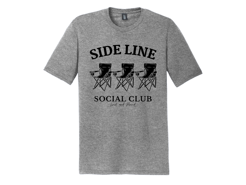 Unisex Tee - Sideline Social Club with Camp Chairs