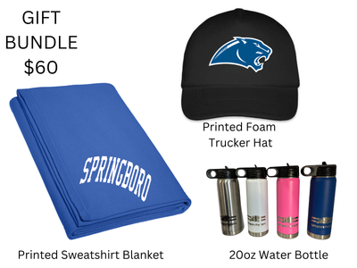 GIFT BUNDLE - BLANKET, HAT &amp; WATER BOTTLE