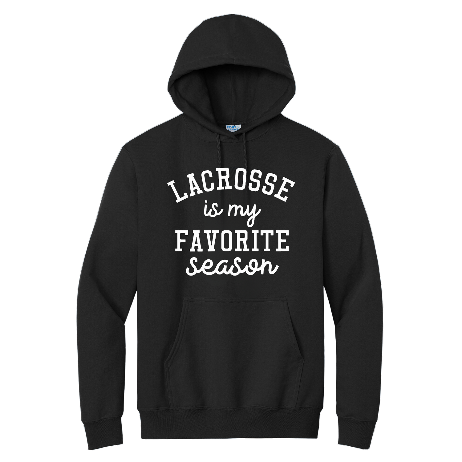 Unisex Hoodie Sweatshirt Favorite Season - Lacrosse