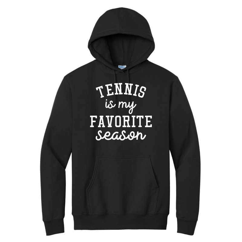 Unisex Hoodie Sweatshirt Favorite Season - Tennis