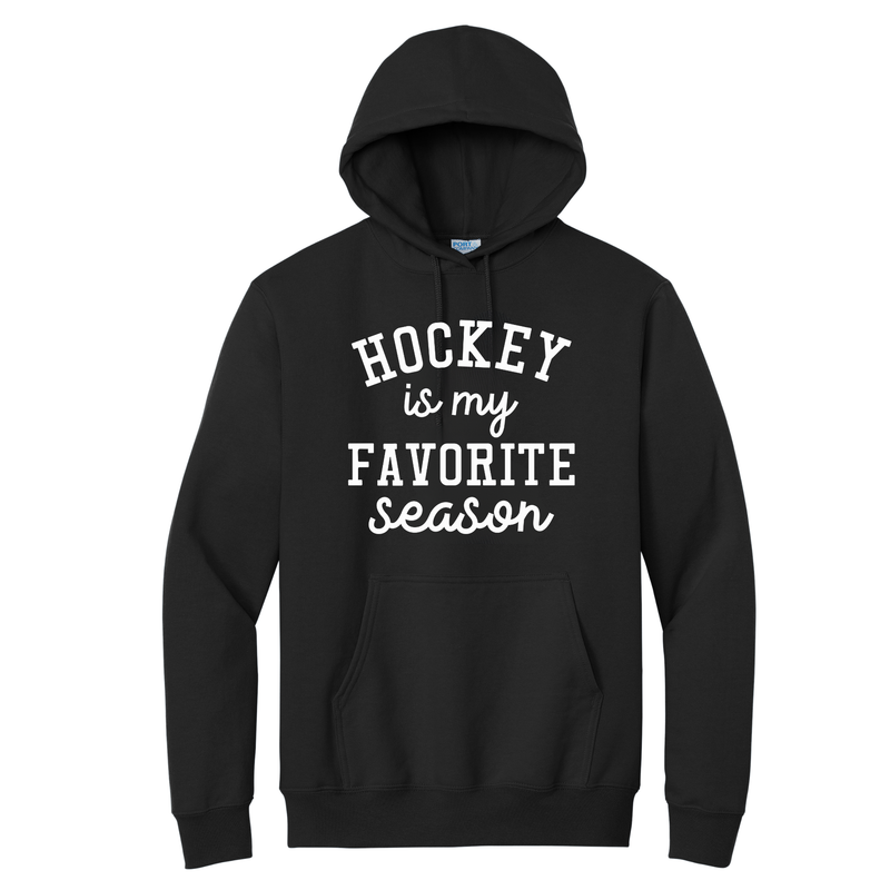 Unisex Hoodie Sweatshirt Favorite Season - Hockey