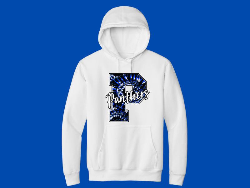 Youth Hooded Sweatshirt - Panthers Tie Dye WGS01