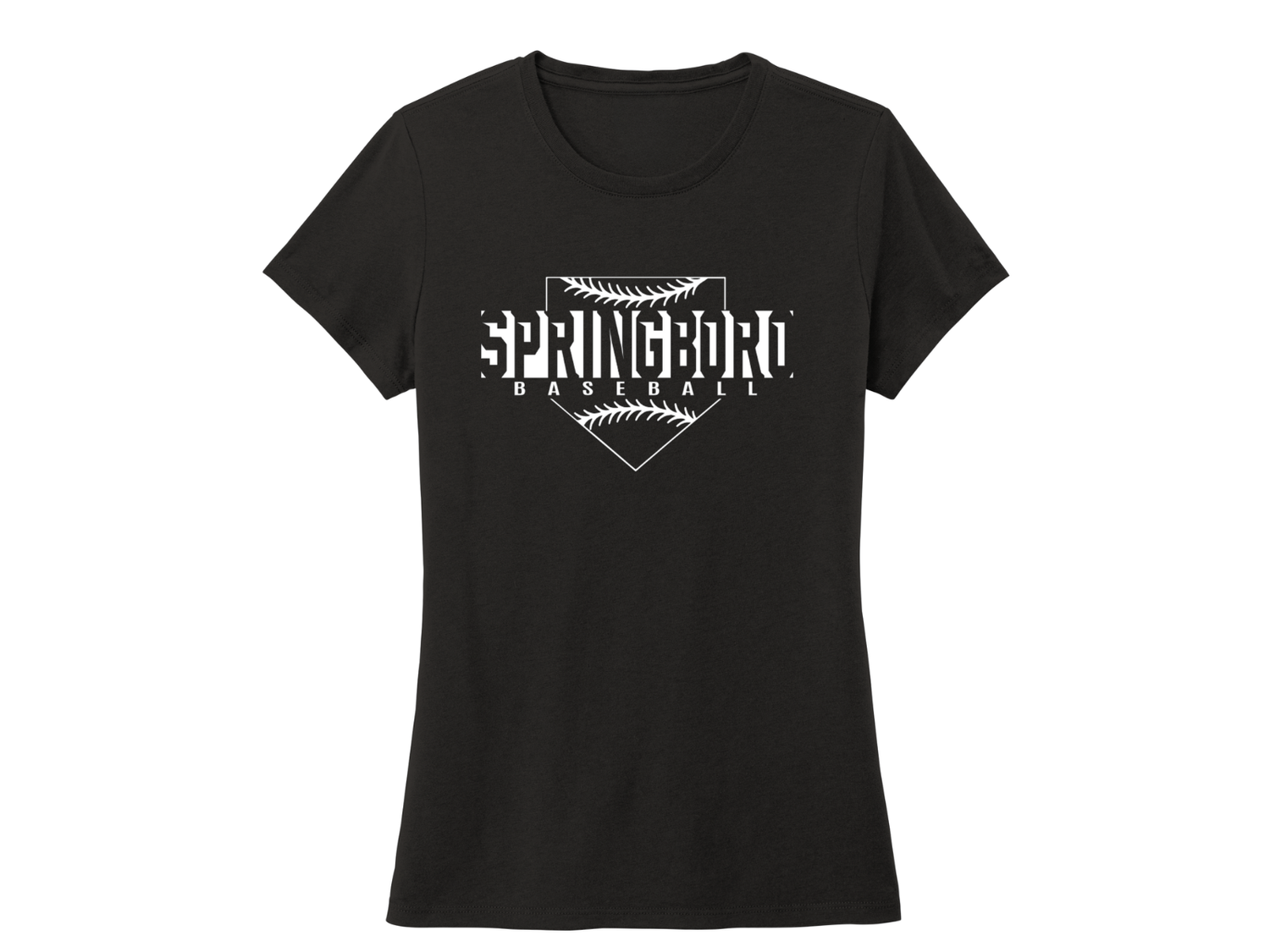 Ladies Cut T-shirt - Baseball 11