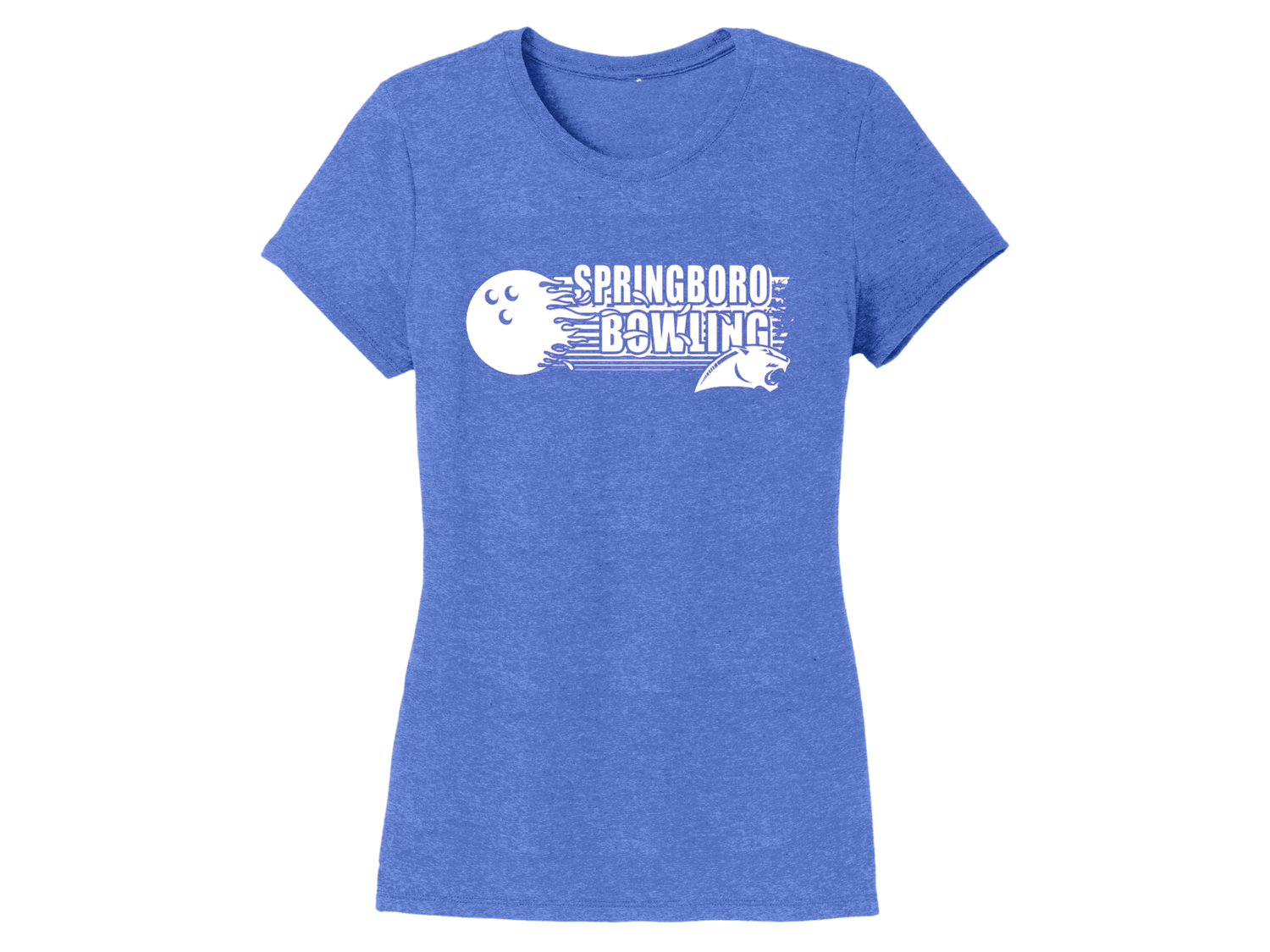 Ladies Cut T-shirt - Bowling 03