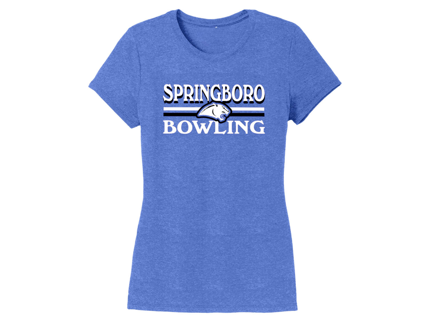Ladies Cut T-shirt - Bowling 08