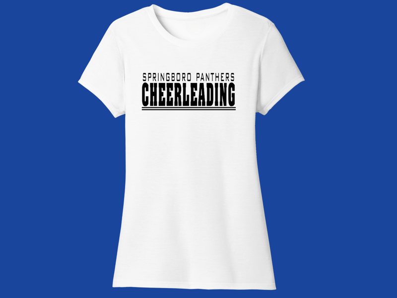 Ladies Cut T-shirt - Cheer 01