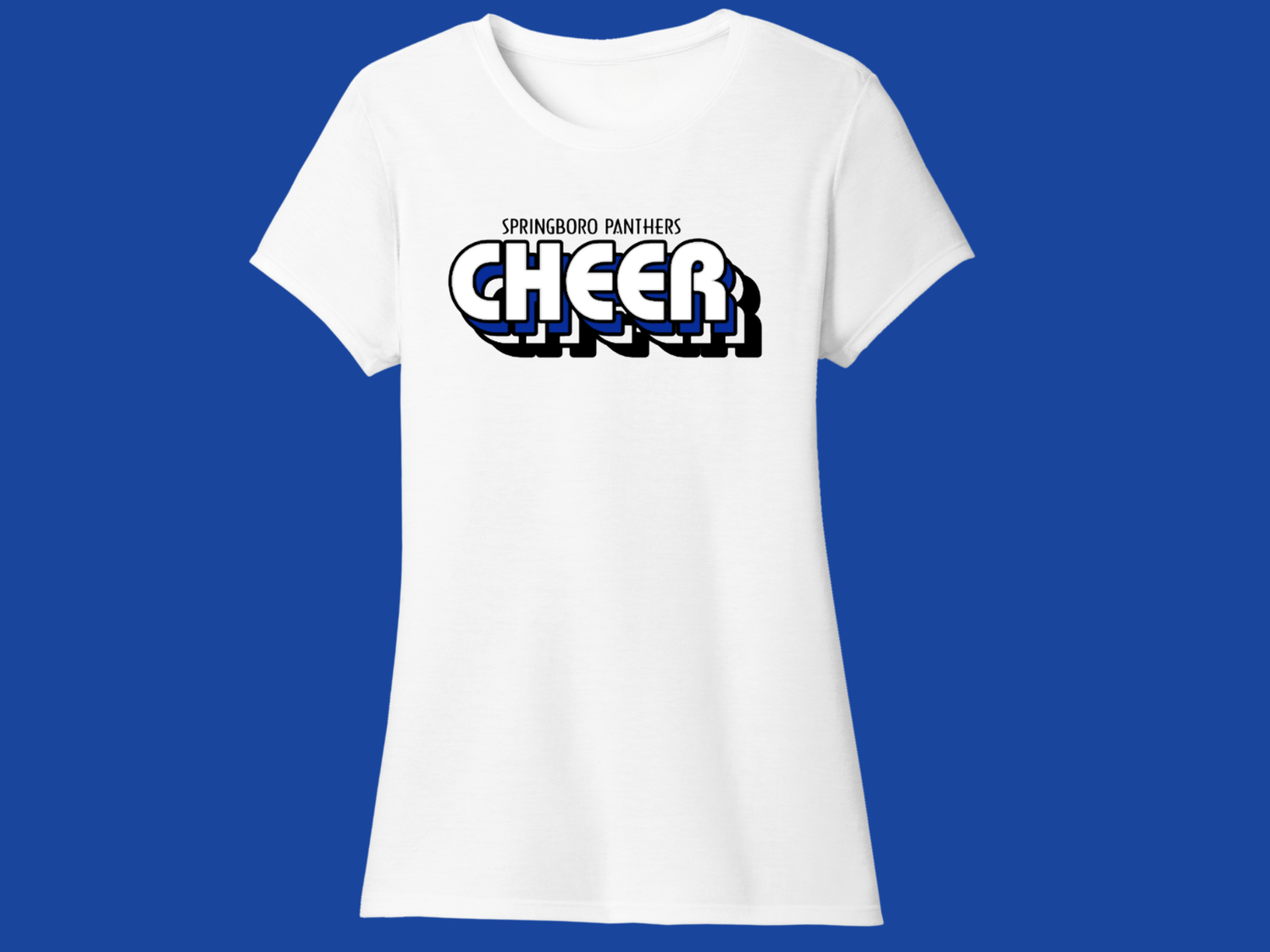 Ladies Cut T-shirt - Cheer 03