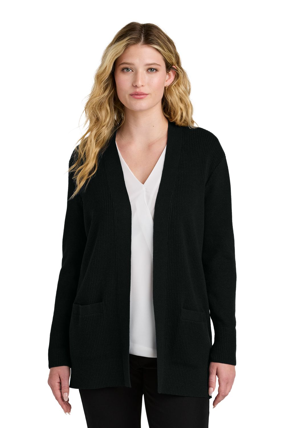 Women’s Easy Care Open-Front Cardigan Sweater