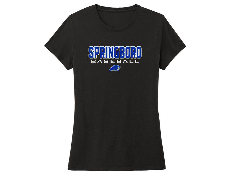 Ladies Cut T-shirt - Baseball 12