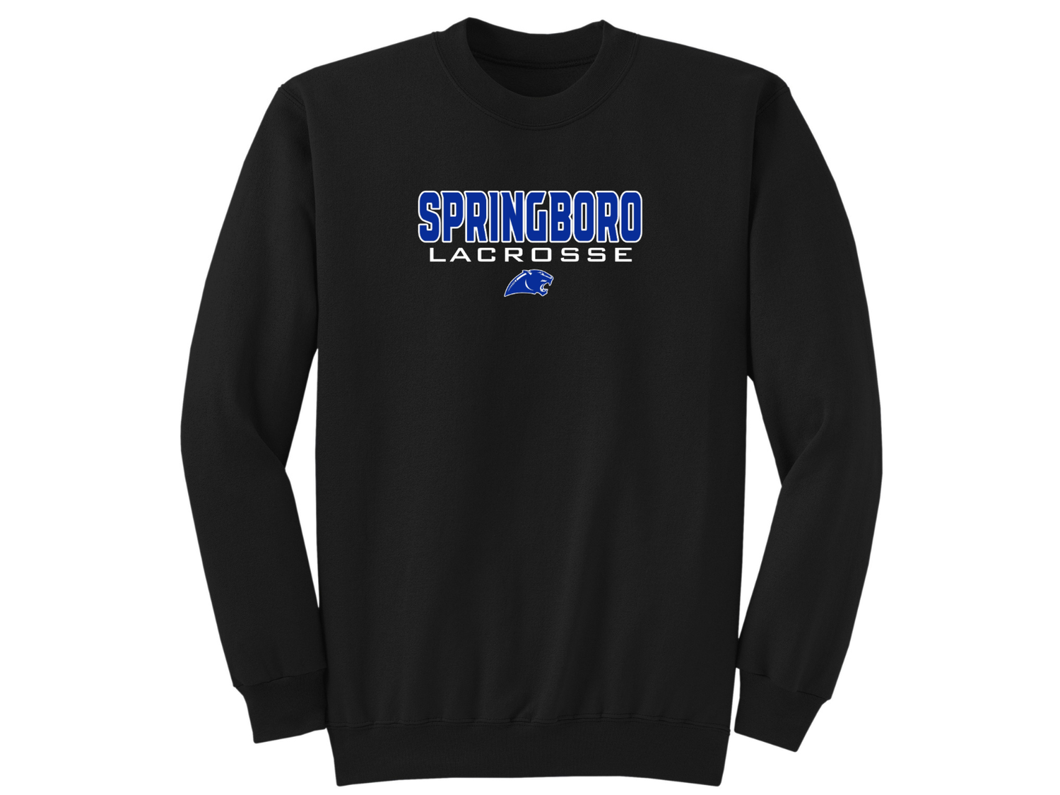 Unisex Crew OR Hooded Sweatshirt - Lacrosse 02 Royal