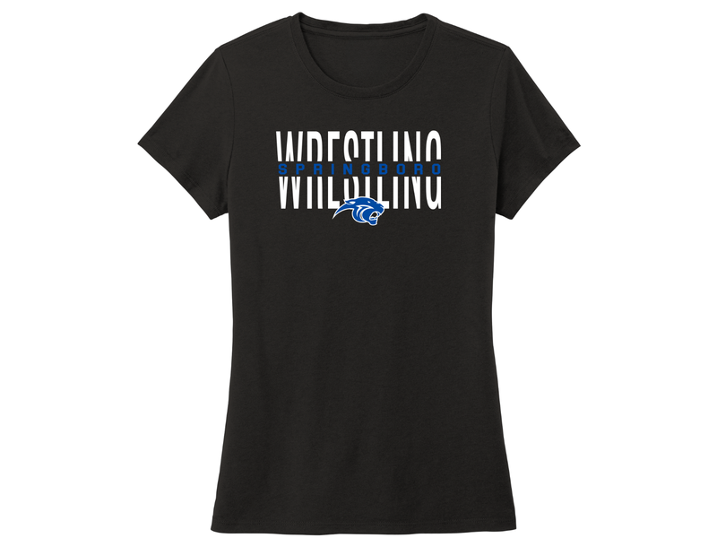 Ladies Cut T-shirt -Wrestling 07