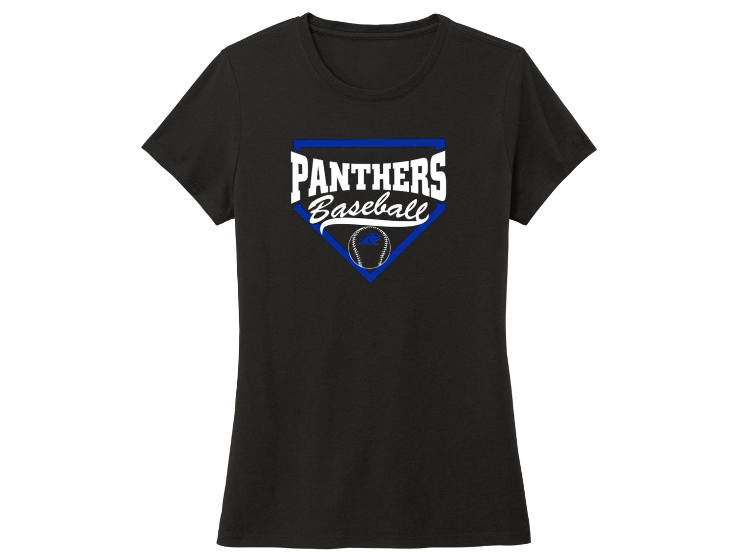 Ladies Cut T-shirt - Baseball 2/3