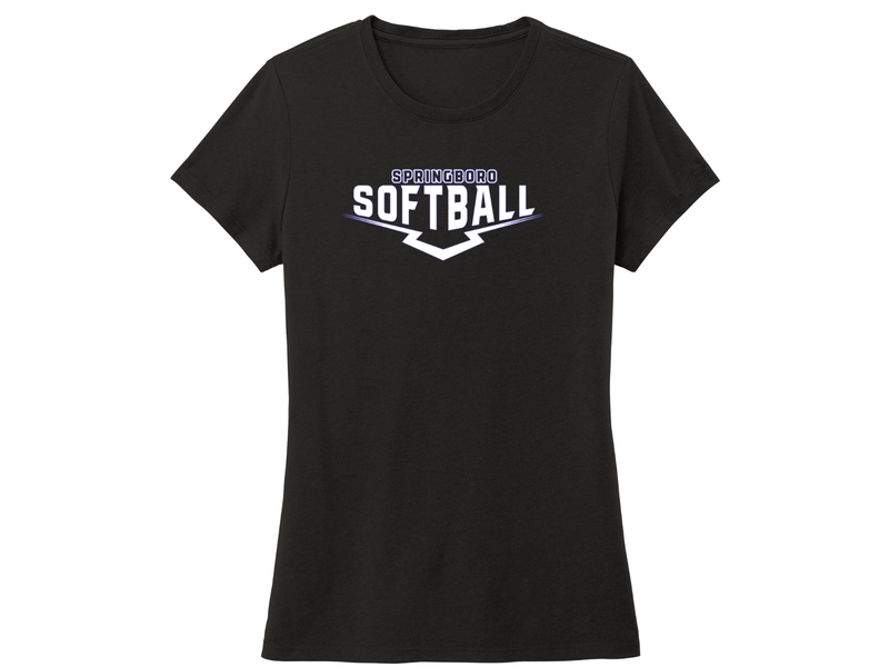 Ladies Cut T-shirt - Softball 2/5
