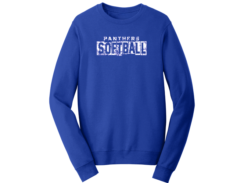 Unisex Crew OR Hooded Sweatshirt - Softball 3/4