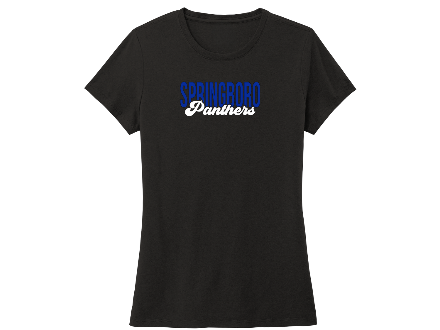 Ladies Cut T-shirt Springboro Panthers - WGS 6/7