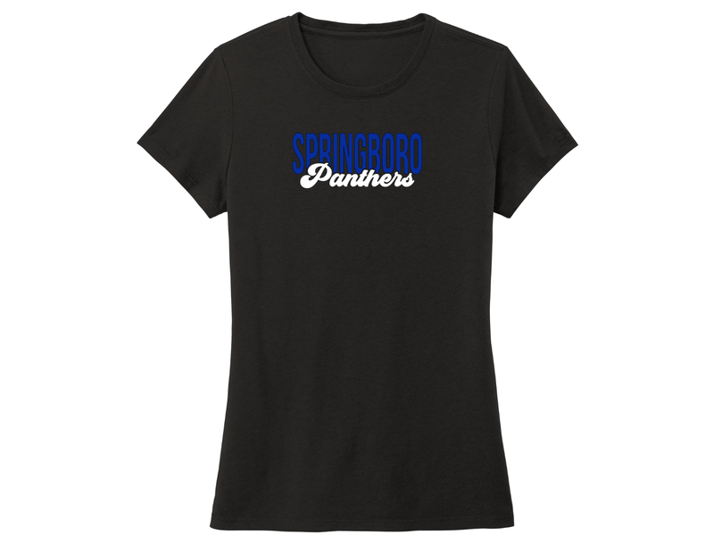 Ladies Cut T-shirt Springboro Panthers - WGS 6/7