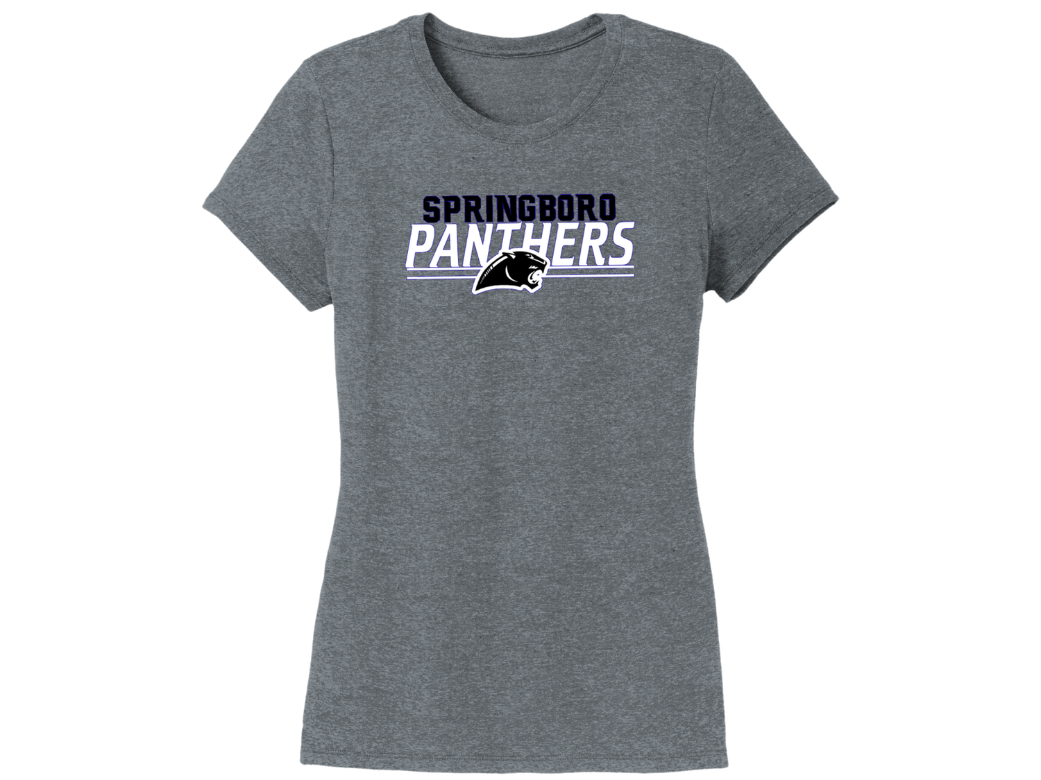Ladies Cut T-shirt Springboro Panthers - WGS 33/40