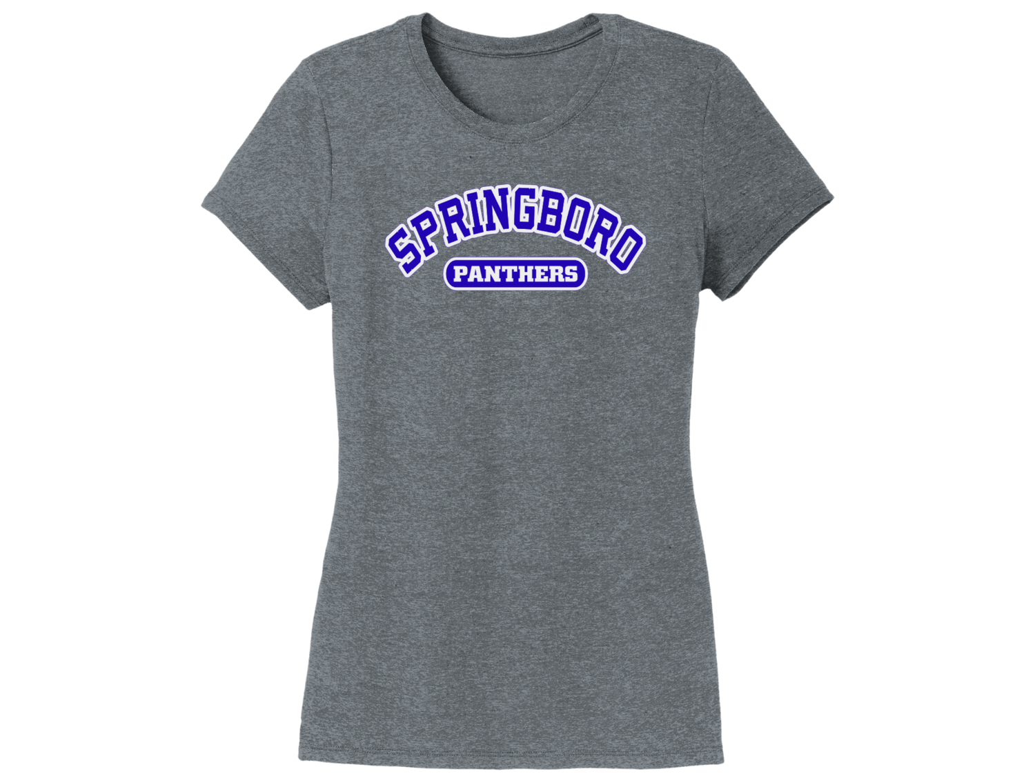 Ladies Cut T-shirt Springboro Panthers Arched - WGS 41