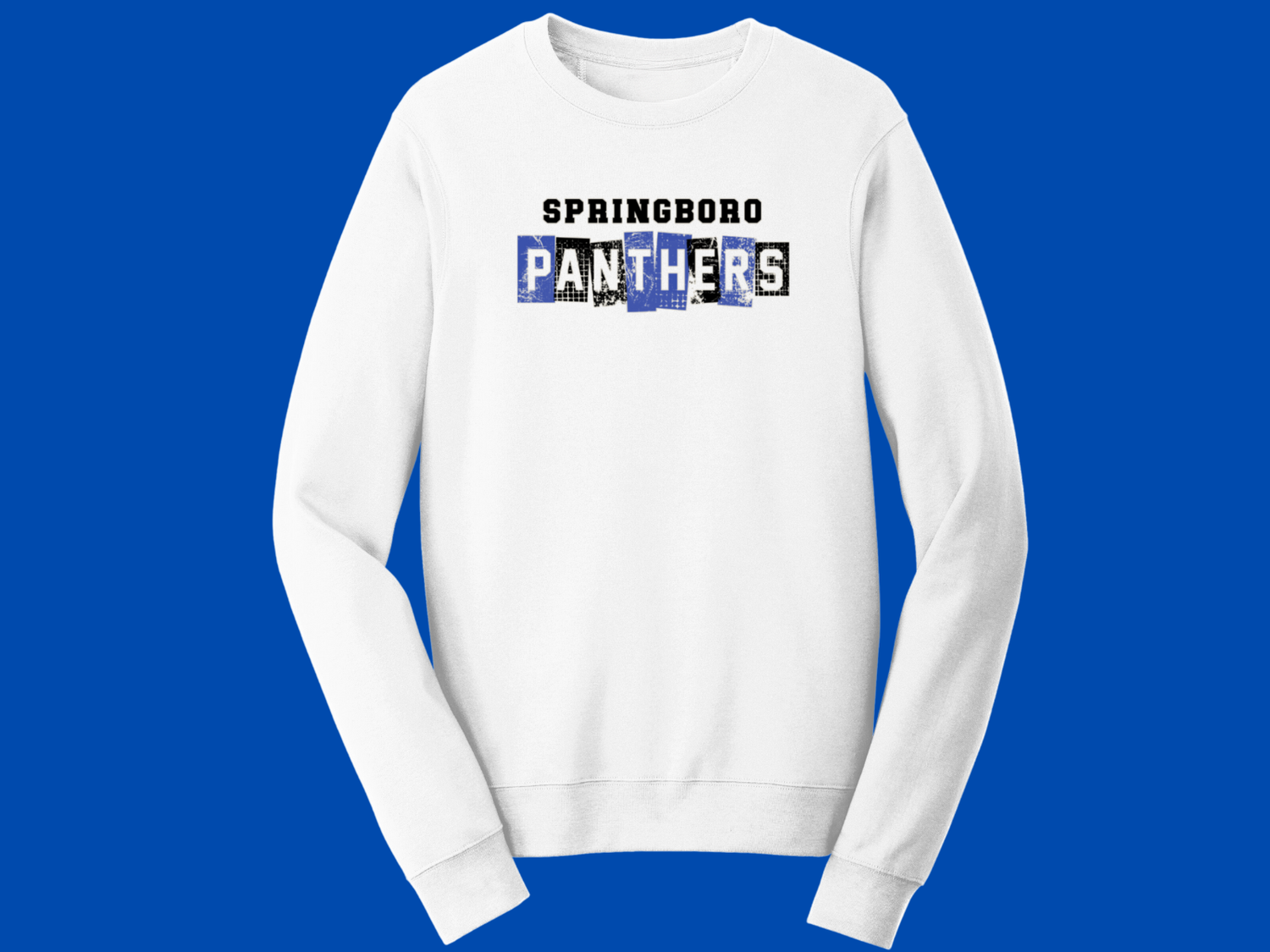 Unisex Crew OR Hooded Sweatshirt Springboro Panthers - WGS 19