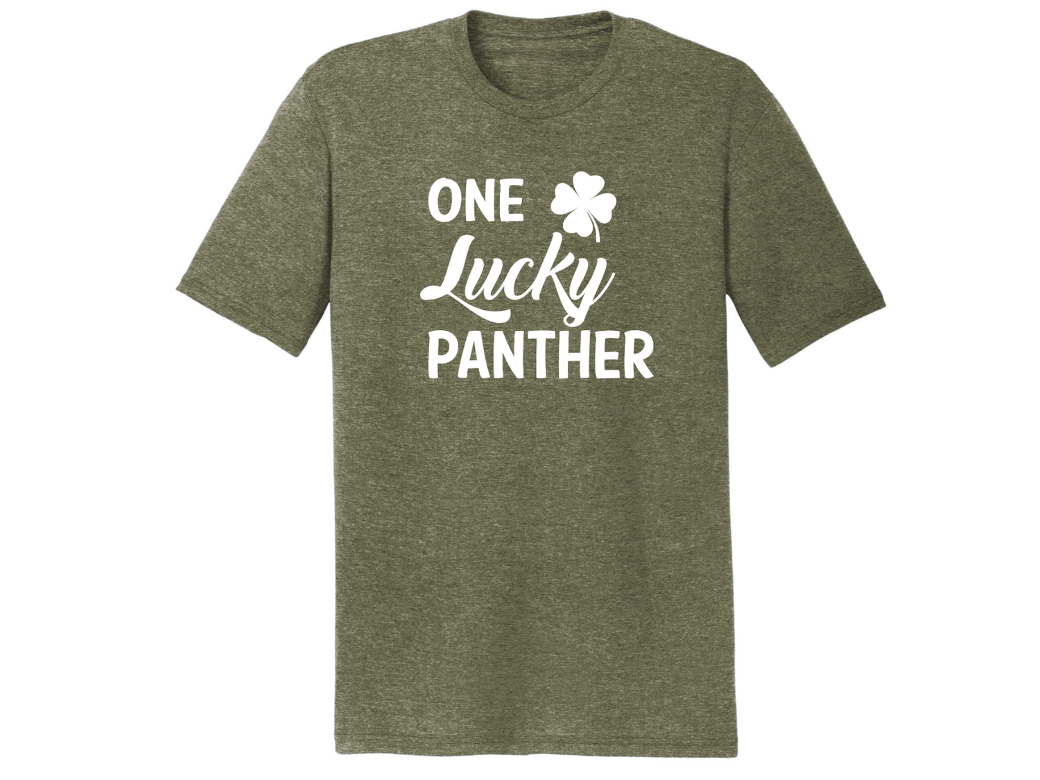 Youth T-shirt - St. Patrick&#39;s Day One Lucky Panther- PREORDER