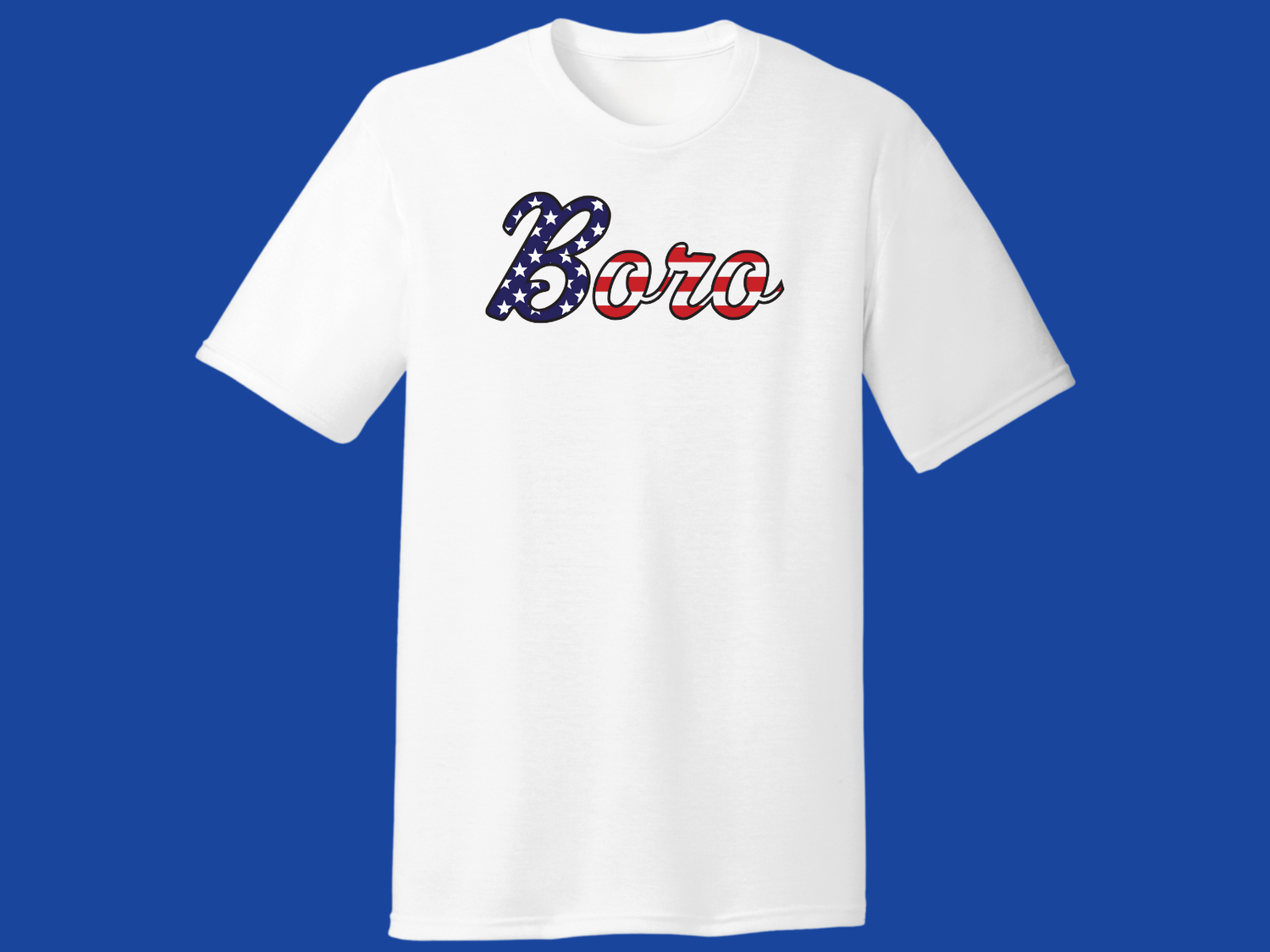 Unisex T-shirt Patriotic SpringBoro Flag Script
