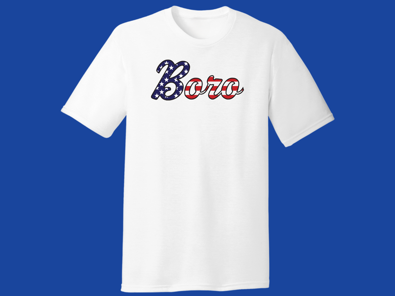 Unisex T-shirt Patriotic SpringBoro Flag Script