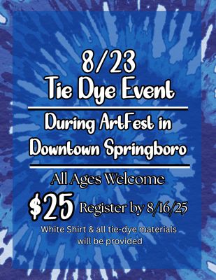 ArtFest Tie Dye Event