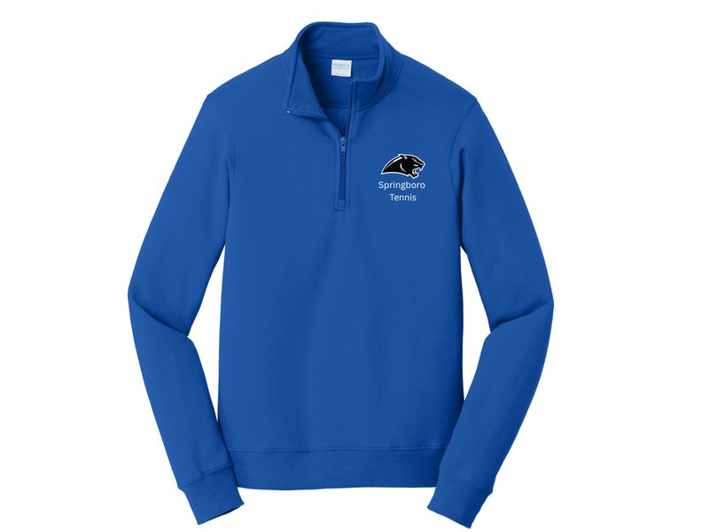 Embroidered Core Fleece 1/4 Zip Pullover Sweatshirt