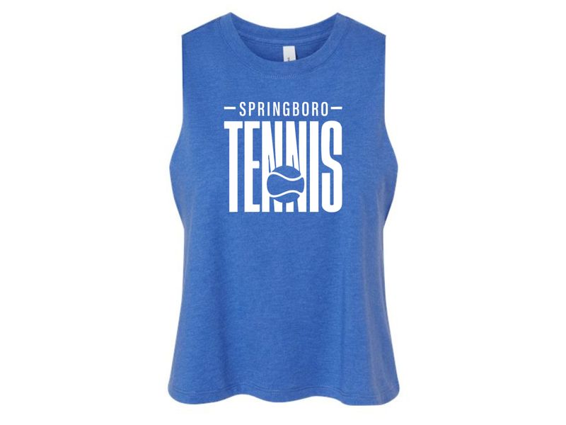 Bella &amp; Canvas Women’s Crop Tank (Tennis Ball)