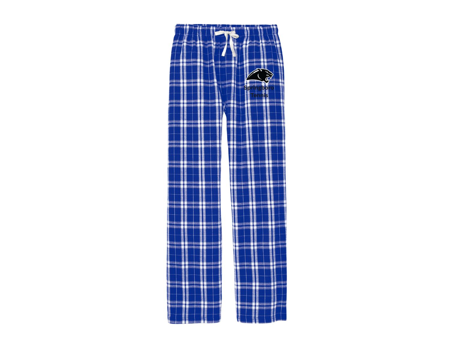 District Flannel Plaid PJ Pant (Black Panther Head &amp; Words)