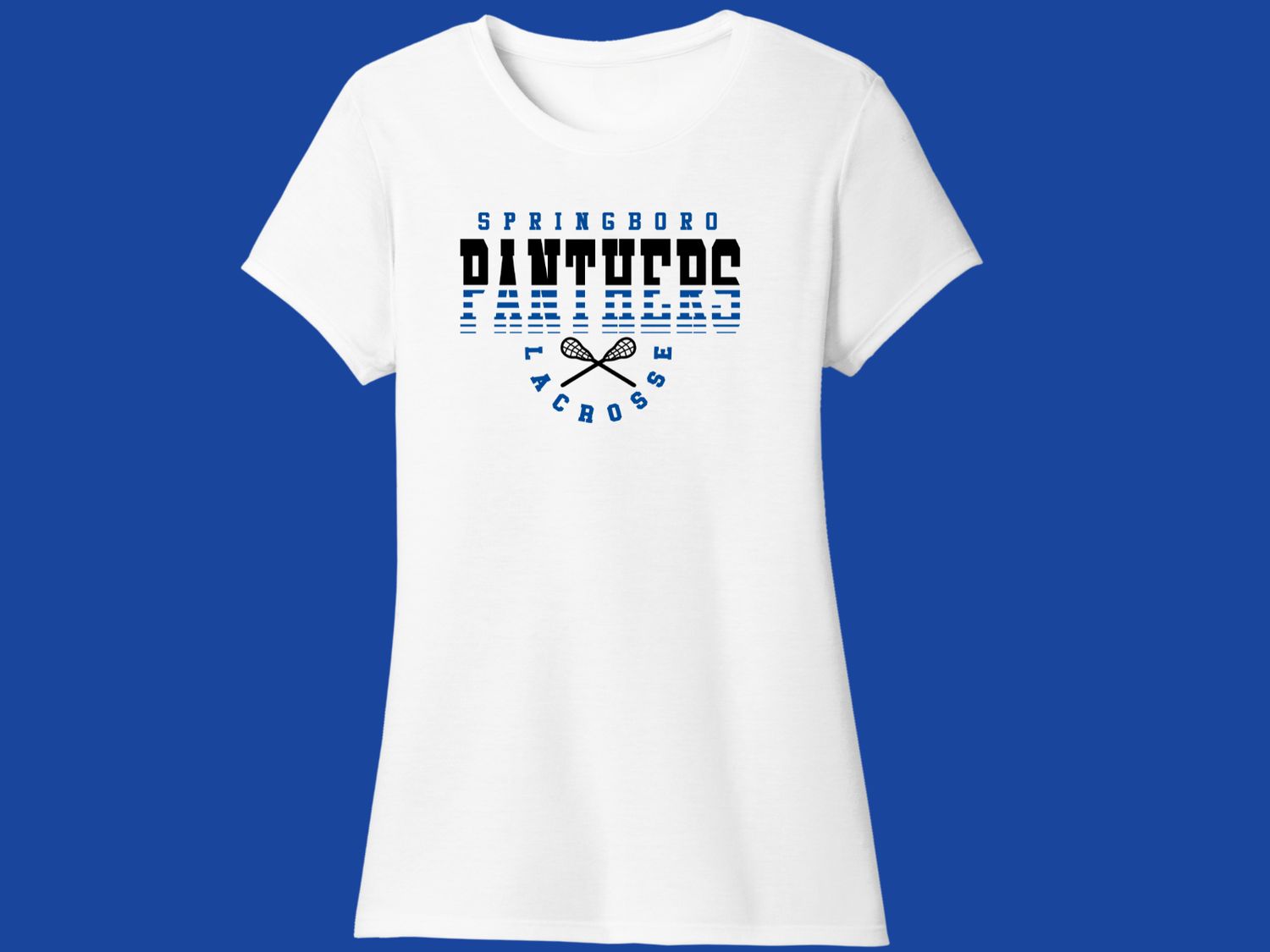 Ladies Cut T-shirt - Lacrosse 01