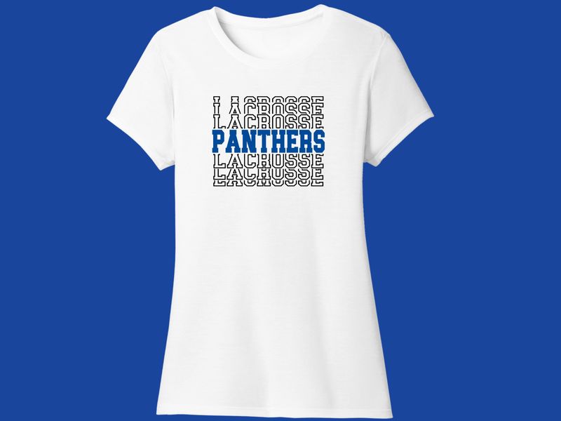 Ladies Cut T-shirt - Lacrosse 03