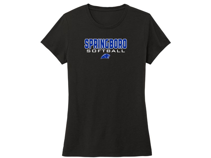 Ladies Cut T-shirt - Softball 08