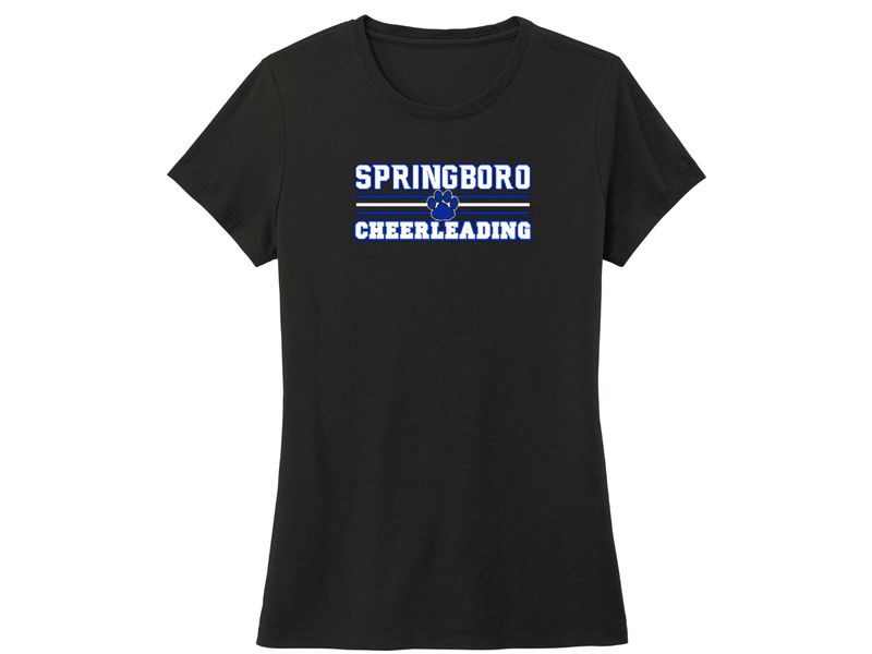 Ladies Cut T-shirt - Cheer 02