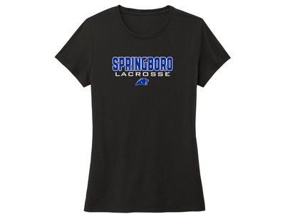 Ladies Cut T-shirt - Lacrosse 04 Royal