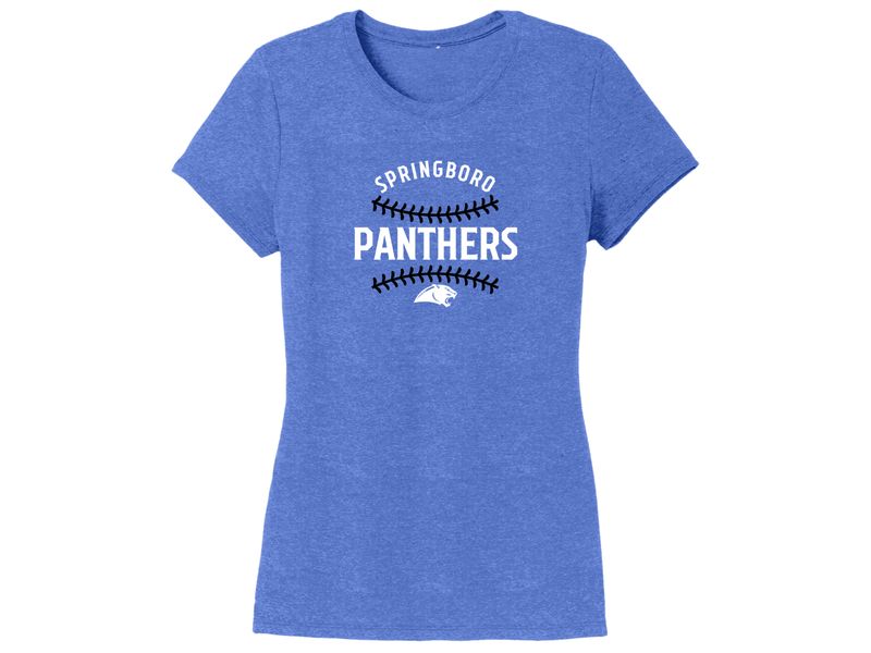 Ladies Cut T-shirt - Baseball 12