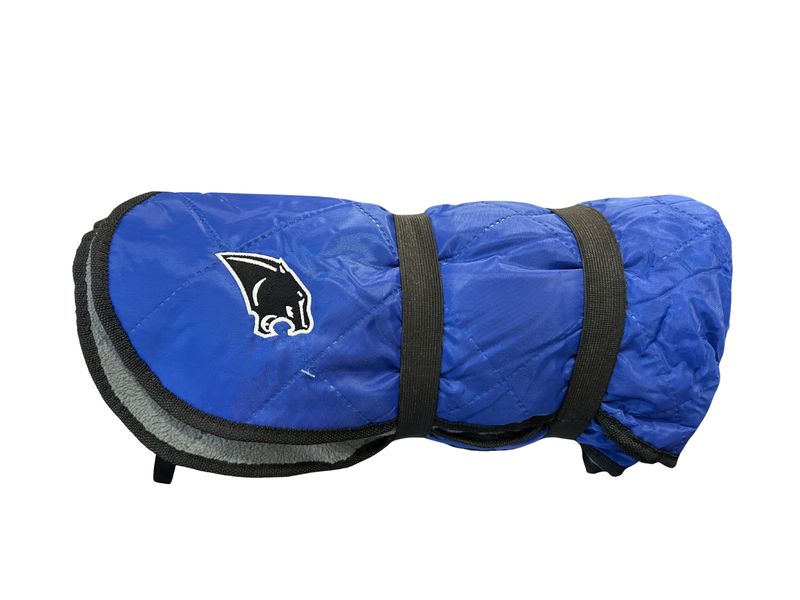 Outdoor Stadium Blanket with Fleece Lining Embroidered Panther Head