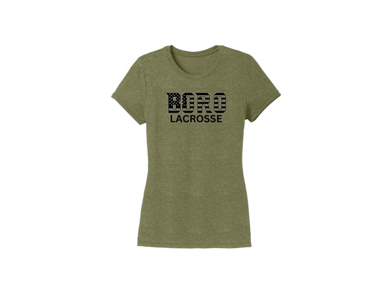 Ladies Cut T-shirt - Lacrosse Military Appreciation