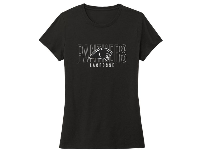 Ladies Cut T-shirt - Lacrosse Hollow Panthers