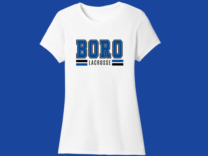 Ladies Cut T-shirt - Lacrosse BORO