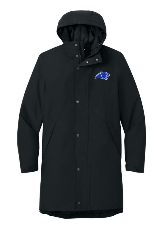 Sideline Parka Jacket with Embroidered Panther Head