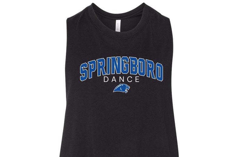 BELLA + CANVAS Racerback Crop Tank - Dance Practice Tank