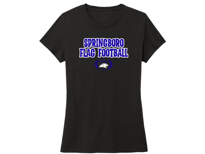 Unisex or Ladies Cut T-shirt - Flag Football 1