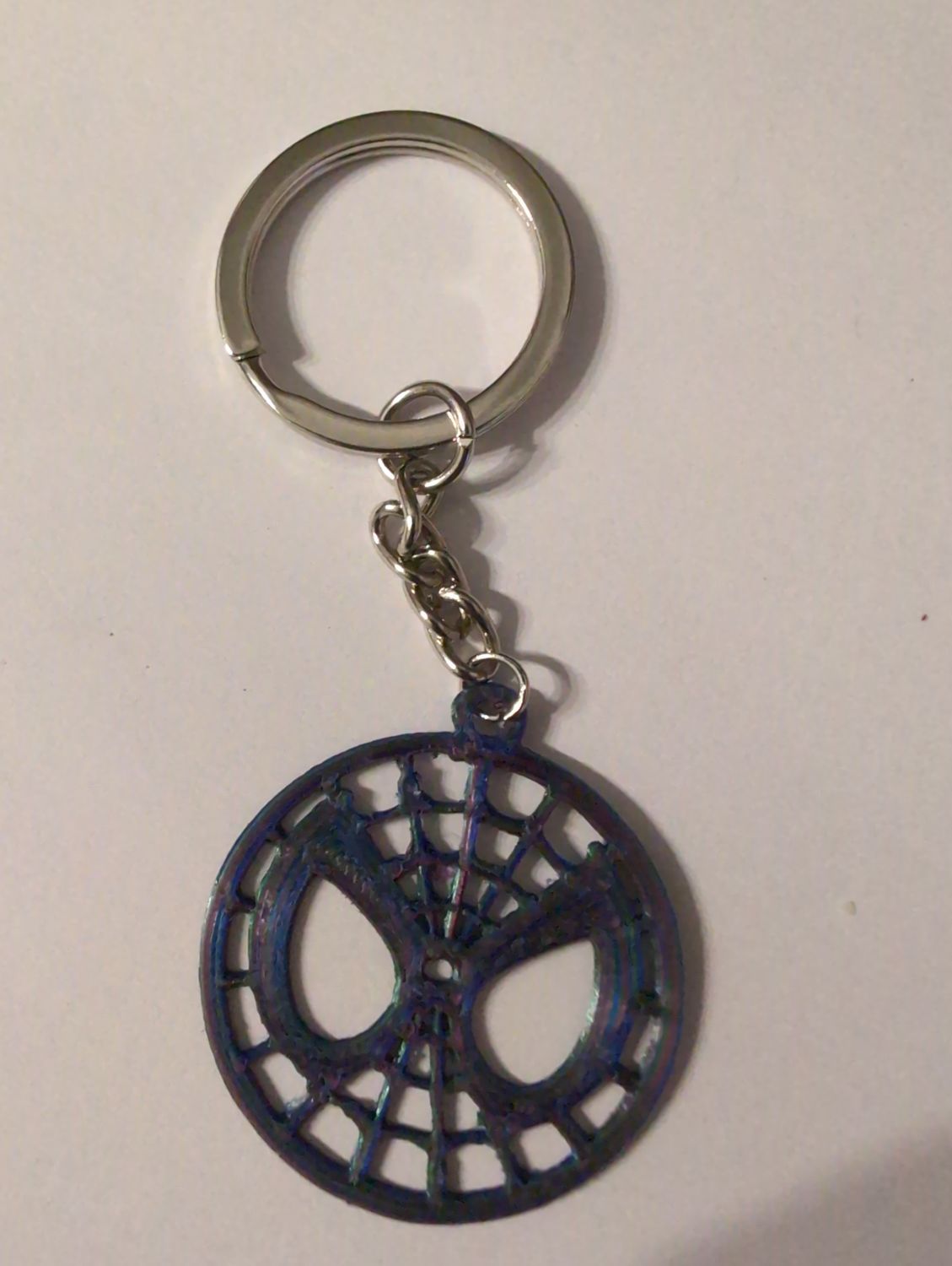 IMPERFECT marvel hero keyring spiderman