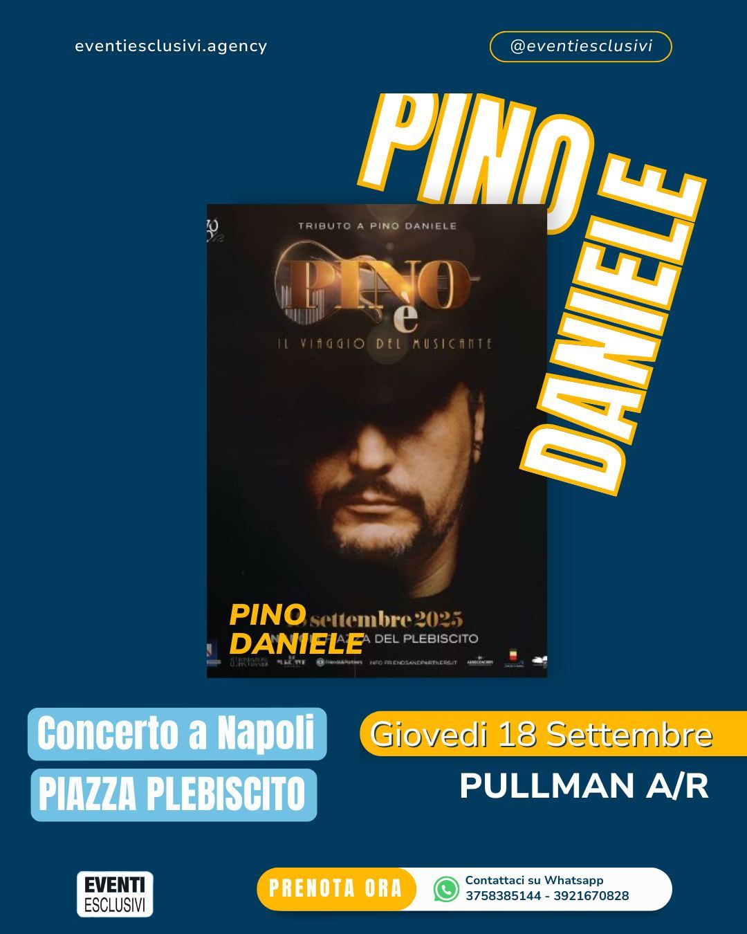 Pino è  🎶 &quot;Giovedì 18 Settembre 2025&quot; 🚌 Pullman Organizzati