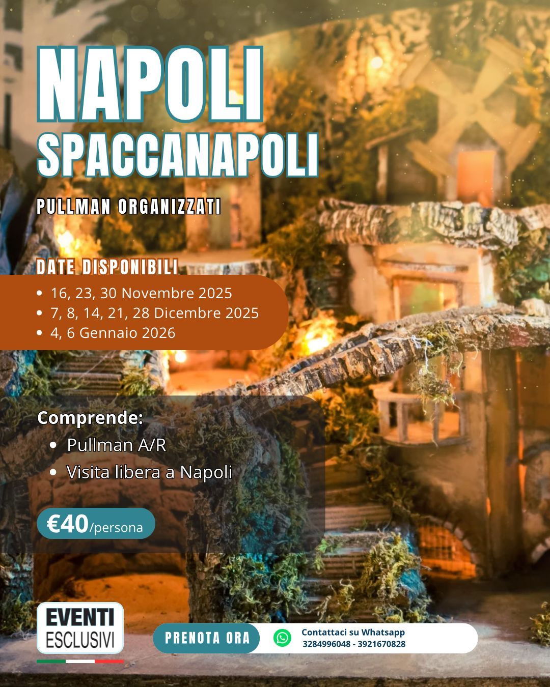Napoli &quot;Spaccanapoli&quot;🎄🎁 Pullman Organizzati 🚌