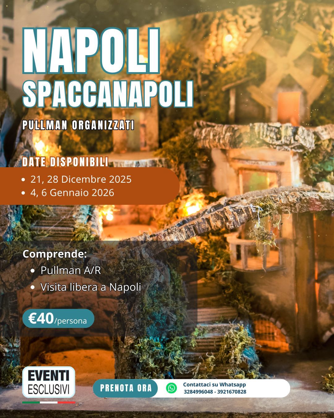 Napoli "Spaccanapoli"🎄🎁 Pullman Organizzati 🚌