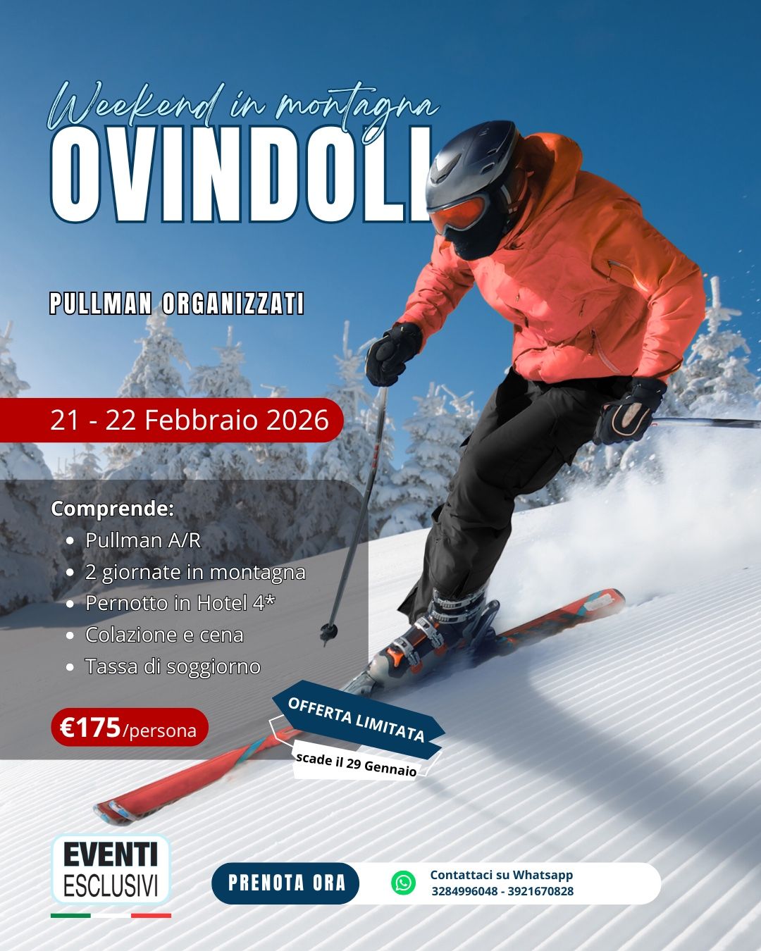 WEEK-END A OVINDOLI 🚡"21&amp;22 Febbraio 2026" 🚌 Bus + Hotel