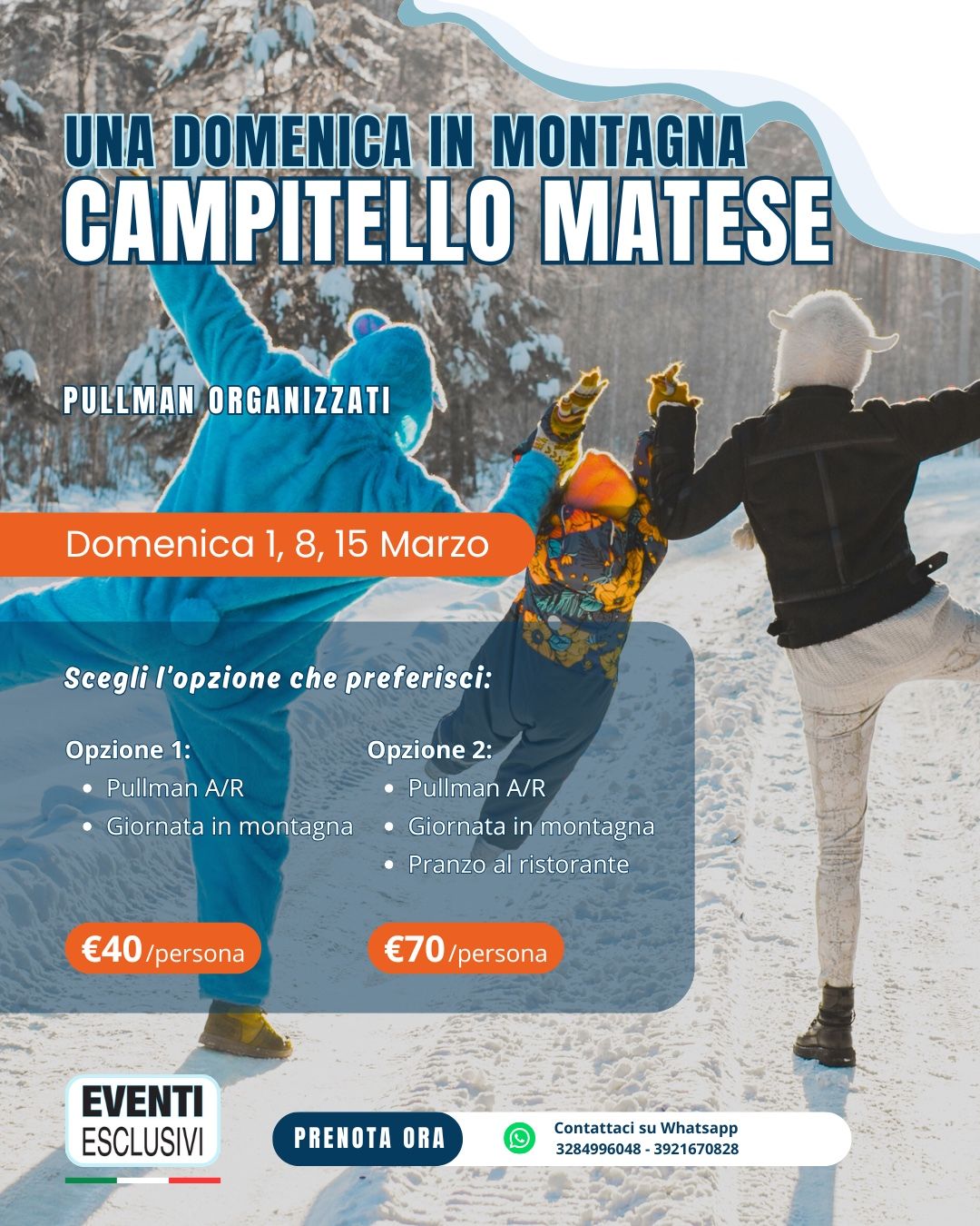 Campitello Matese 🏂 "Calendario 2026" 🚌Pullman Organizzati
