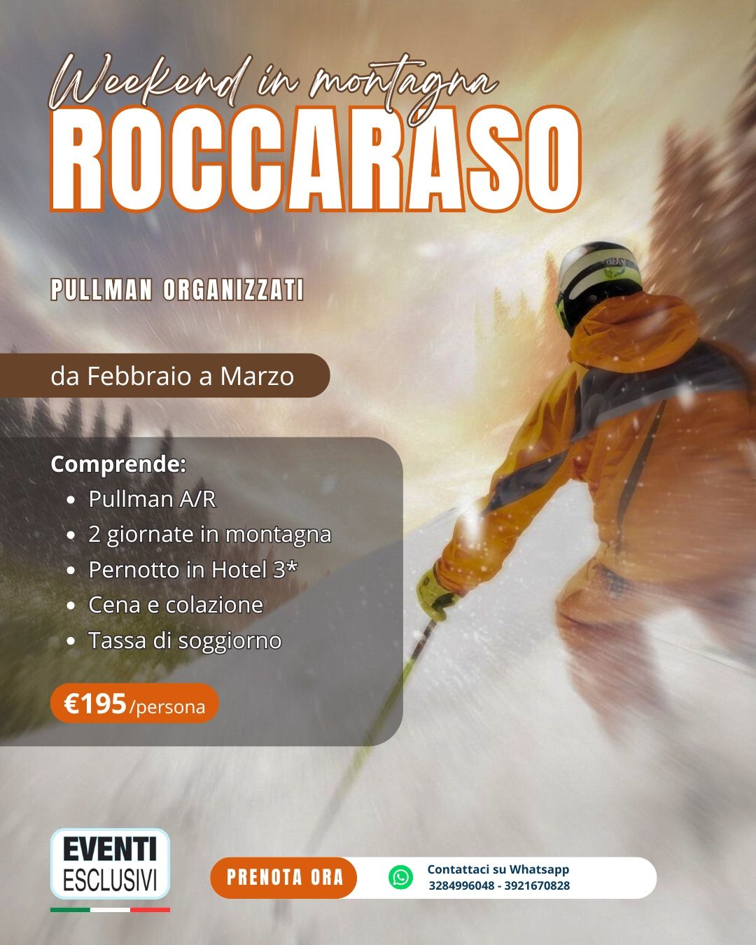 Week-end a Roccaraso 2026🚡 "Pullman Organizzati" 🚌